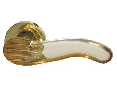 KIARA AMBER - Crystal door handle _ Glass Design